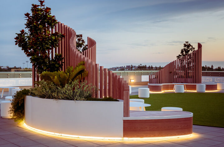 Quatro Custom Designed Pots Planters Seats and Street Furniture